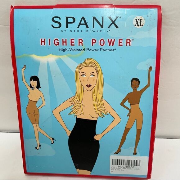 NEW‎ IN PACKAGE SPANX HIGHER POWER HIGH WAISTED POWER PANTIES IN NUDE - Picture 2 of 6